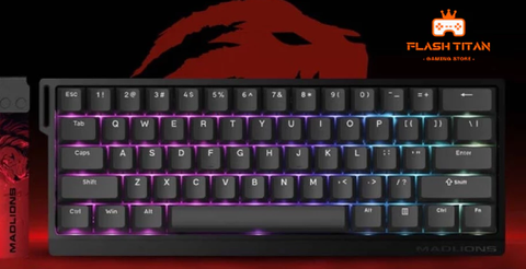 Bàn Phím Cơ Gaming MAD60 / MAD68 HE- Rapid 8K ĐEN