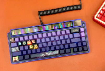 Bàn phím cơ LEOBOG AMG65 -Tím