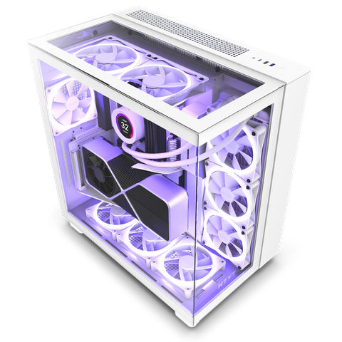 Vỏ máy tính NZXT H9 Elite White
