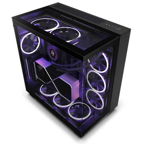 Vỏ máy tính NZXT H9 Elite Black
