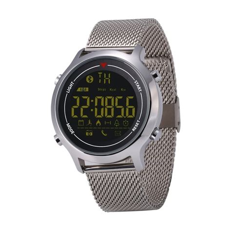 Zeblaze VIBE Silver – Đồng hồ thể thao thông minh chống nước IP67, Bluetooth 4.0