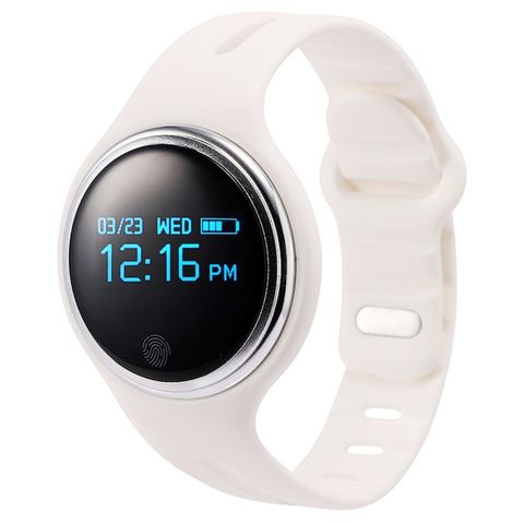Vòng đeo tay thông minh E07 White – Chống nước, Theo dõi sức khỏe, GPS
