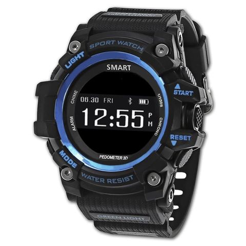Zeblaze MUSCLE HR Blue – Đồng hồ thông minh Bluetooth 0,96 inch, theo dõi sức khỏe toàn diện