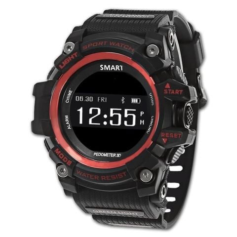 Zeblaze MUSCLE HR Red – Đồng hồ thông minh Bluetooth 0,96 inch, theo dõi sức khỏe toàn diện