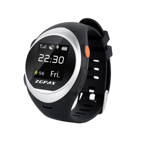 ZGPAX S888A Silver - 1.22 inch IPS Smartwatch WiFi GPS, Hỗ trợ SIM & 2G