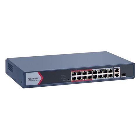 Switch PoE 16 cổng HIKVISION DS-3E1318P-EI/M – 16-Port FE Smart PoE