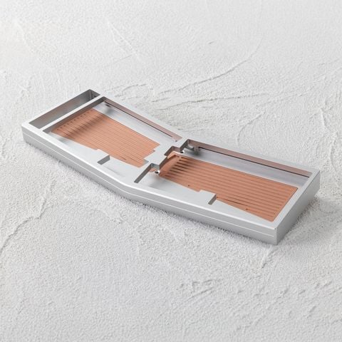 Boomerang Case Keyboard (Anodized Silver)