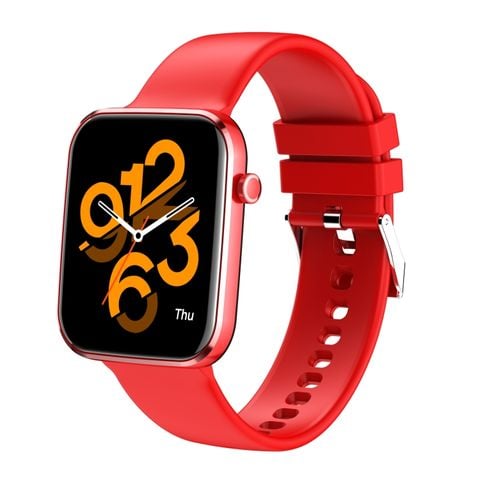 Z15 Red – Đồng hồ thông minh cảm ứng 1,69 inch, chống nước IP67, Theo dõi sức khỏe