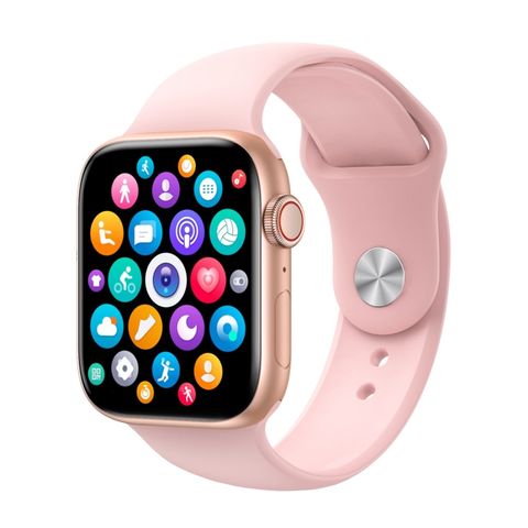 TCWH007 Smart Watch Pink – Màn hình màu 1,72 inch, Bluetooth, Giám sát sức khỏe
