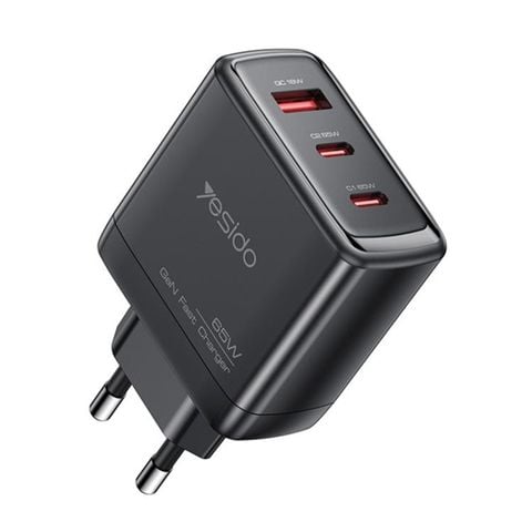 Yesido YC144C – Sạc nhanh ba cổng 65W, an toàn và hiệu quả