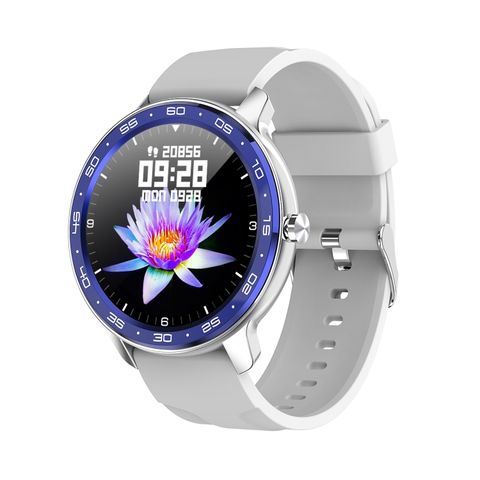 WB03 Silicone Grey – Đồng hồ thông minh TFT 1,3 inch, IP68, Nhịp tim & Giấc ngủ