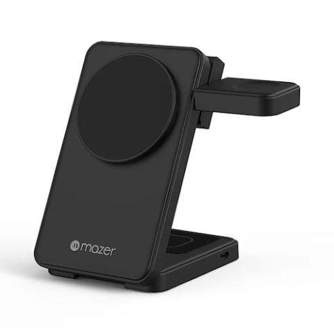 Đế sạc điện thoại Mazer không dây 3 in 1 cho Samsung - Đen