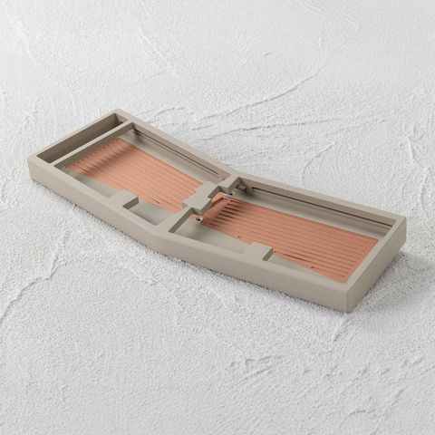 Boomerang Case Keyboard (Coating Retro Gray)