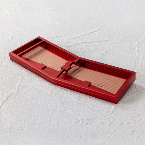 Boomerang Case Keyboard (Anodized Red)