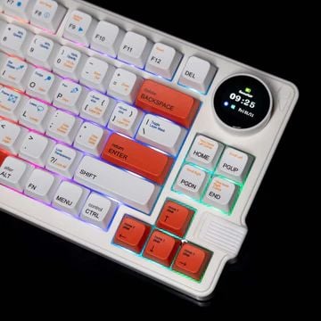 Bàn phím cơ Gamakay LK75 with TFT Smart Display Knob