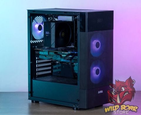 Vỏ case Gamdias AURA GC5 ARGB (ATX, sẵn 3 FAN ARGB)