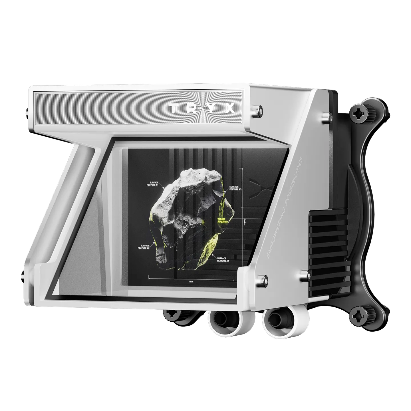 Tản nhiệt nước TRYX HOLO 360 ARGB (L-H360A-DM3M-G0W) | LCD 640×480, 280W, Trắng 3