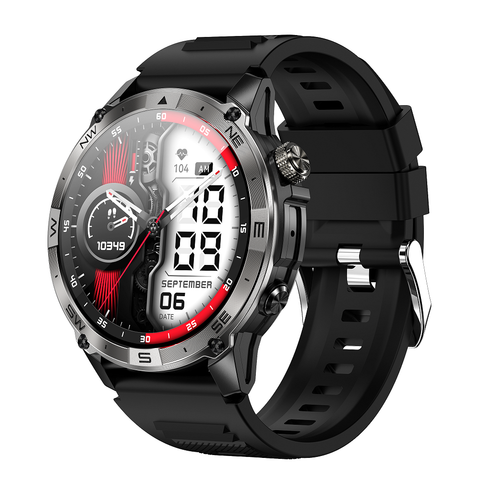 Đồng hồ GPS NJYUAN HK08 đen – Smartwatch thể thao tích hợp GPS