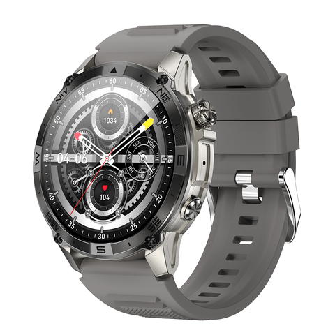 Đồng hồ GPS NJYUAN HK08 xám – Smartwatch thể thao pin “trâu”
