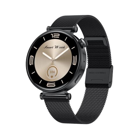 Đồng hồ NJYUAN HK41 đen – Smartwatch pin bền, theo dõi sức khỏe