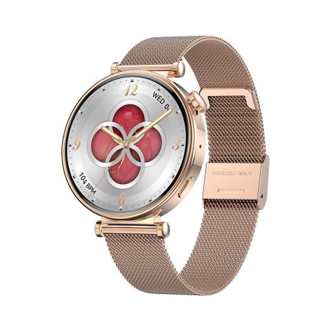 Đồng hồ NJYUAN HK41 hồng– Smartwatch pin bền, theo dõi sức khỏe