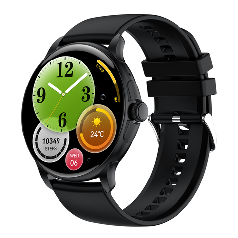 Đồng hồ NJYUAN HK49 đen – Smartwatch pin bền, theo dõi sức khỏe