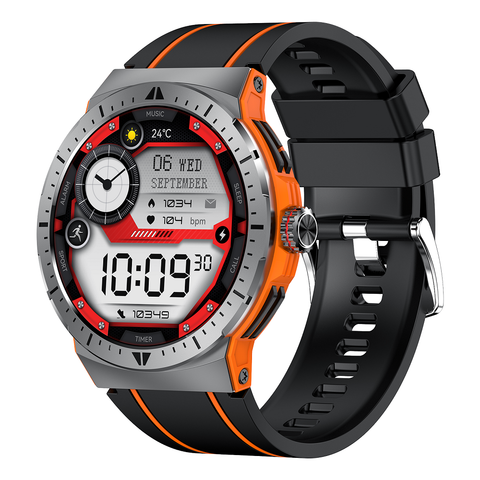 Đồng hồ NJYUAN HK52 cam – Smartwatch pin bền, theo dõi sức khỏe