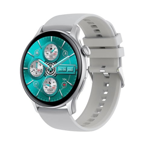 Đồng hồ NJYUAN HK85 xám – Smartwatch pin bền, theo dõi sức khỏe