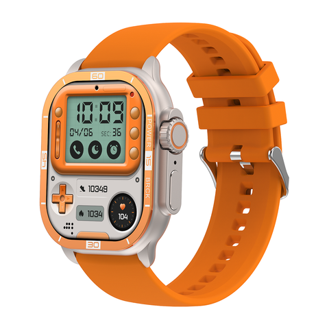 Đồng hồ NJYUAN HK96S cam – Smartwatch pin bền, theo dõi sức khỏe
