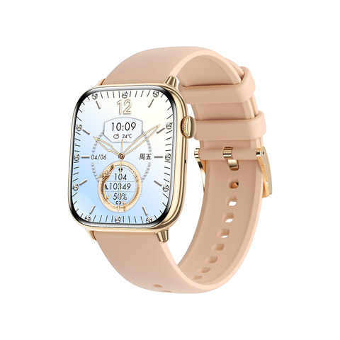 Đồng hồ Huadai HD13 hồng – Smartwatch đa tính năng, pin bền