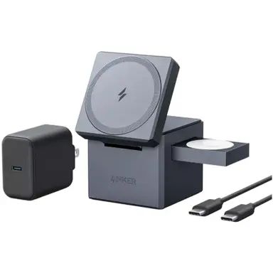Sạc nhanh không dây 3in1 Anker Cube Y1811 15w