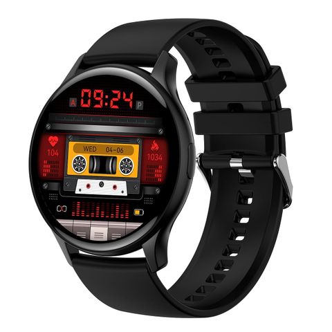 Đồng hồ NJYUAN HK89 đen – Smartwatch pin bền, theo dõi sức khỏe