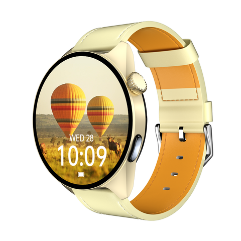 Đồng hồ thông minh NJYUAM HT50 vàng – Smartwatch đa tính năng