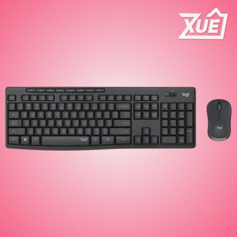 BỘ BÀN PHÍM CHUỘT KHÔNG DÂY LOGITECH MK295 MÀU ĐEN (USB/SILENTTOUCH)