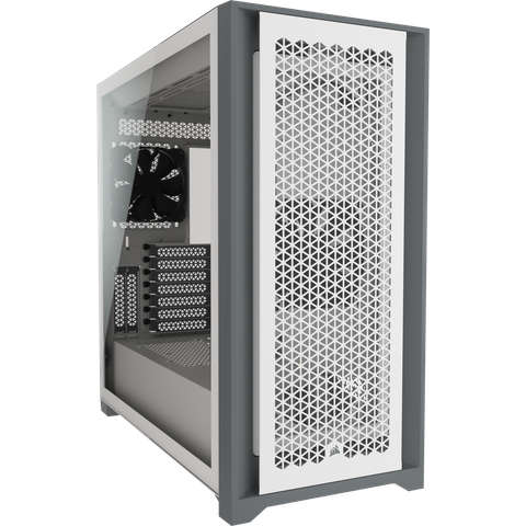 Vỏ máy tính Corsair 5000D Airflow TG White - (CC-9011211-WW)