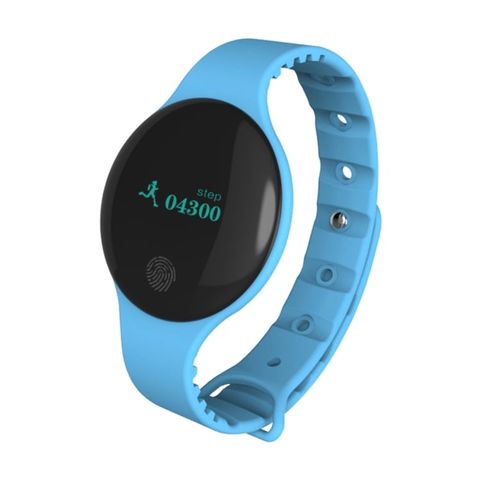 TLW08 Blue – Vòng đeo tay thông minh OLED 0.66 inch, Bluetooth 4.0, theo dõi giấc ngủ & đếm bước