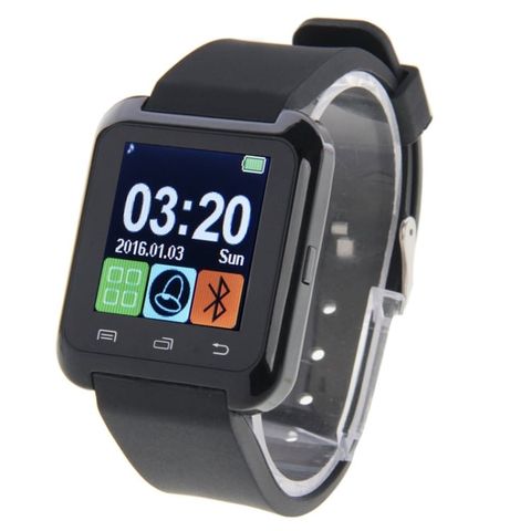 U80 Black – Đồng hồ thông minh sức khỏe Bluetooth, Màn hình LCD 1,5 inch