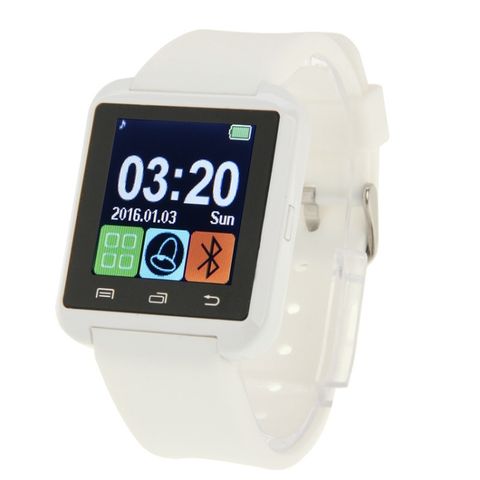 U80 White – Đồng hồ thông minh sức khỏe Bluetooth, Màn hình LCD 1,5 inch