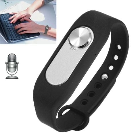 WR-06 Màu Đen – Vòng tay ghi âm kỹ thuật số 8GB, ghi dài chỉ với một nút