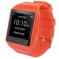  ZGPAX S18 Orange – Đồng hồ điện thoại thông minh 2G, hỗ trợ SIM độc lập và Bluetooth tiện lợi 