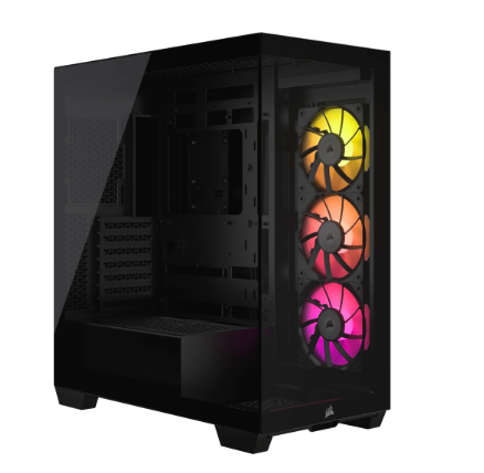 Vỏ máy tính Corsair iCUE LINK 3500X TG Mid Tower Black (CC-9011280-WW)