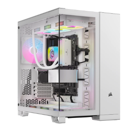 Vỏ máy tính Corsair 6500X TG Mid-Tower White (CC-9011258-WW)