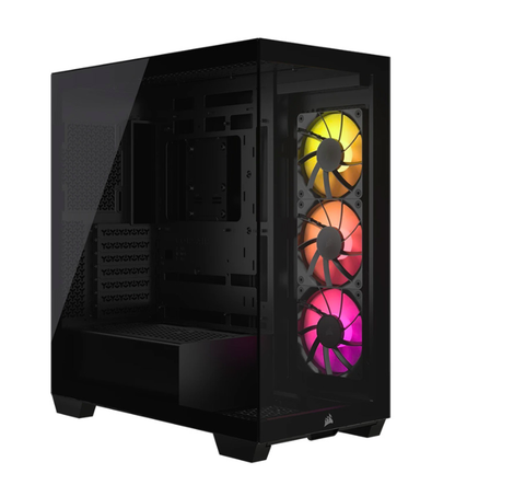 Vỏ máy tính Corsair 3500X RGB Tempered Glass (Mid-Tower, Black, 3 Fan ) CC-9011278-WW