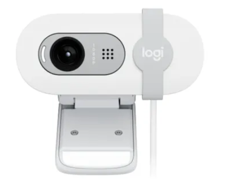 Webcam tích hợp Micro Logitech Brio 100 FHD - Trắng