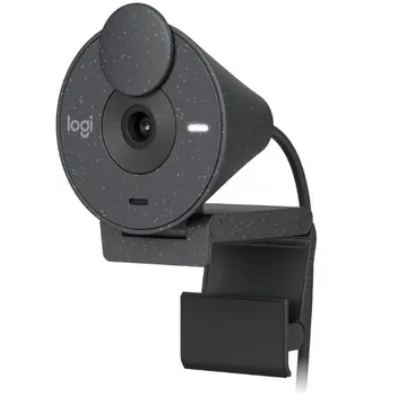 Webcam Logitech Brio Micro 300 FHD 1080P - Xám Đen
