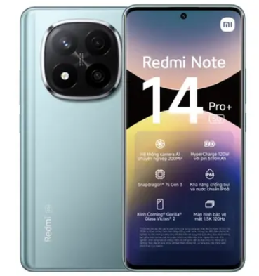 Xiaomi Redmi Note 14 Pro Plus 5G 8GB/256GB - Xanh Dương