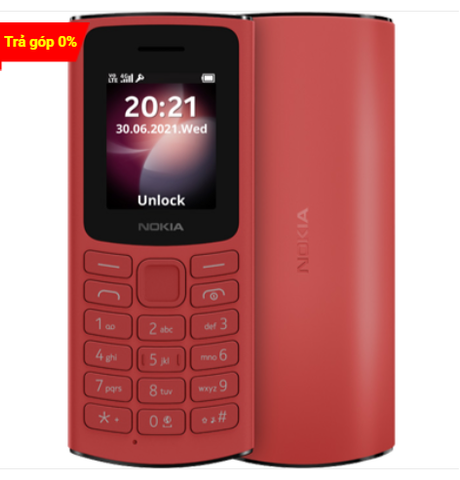 Nokia 105 4G Dual Sim - Đỏ