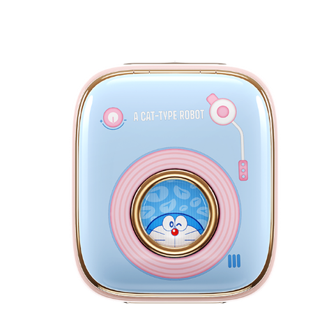 Tai Nghe Không Dây ROCK Doraemon Retro Style TWS - Xanh