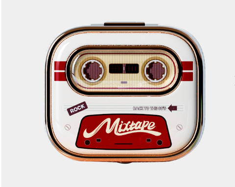 Tai Nghe Không Dây TWS ROCK Retro Mix Tape