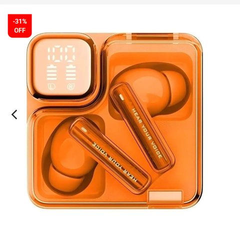 Tai nghe Không Dây TWS QCY MeloBuds Neo - Cam